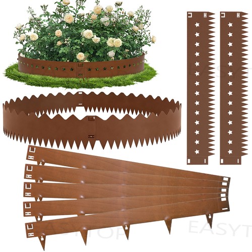 Bordura per aiuole corten - x,