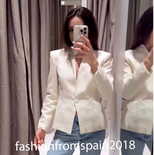 Zara new woman fitted blazer - zara,