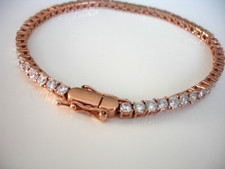 Bracciale tennis Pierre Lang Smile braccialetto oro rosa RSG zirconi confezione originale