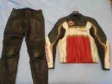 Ducati tricolore, Daytona "Battle of the Twins" tuta pelle Motorcycle Race Suits