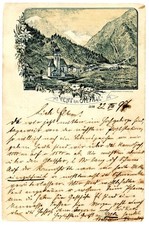 Cartolina Litho Vent im Öztal