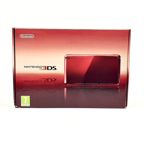 Nintendo 3ds metallic red - 3ds,