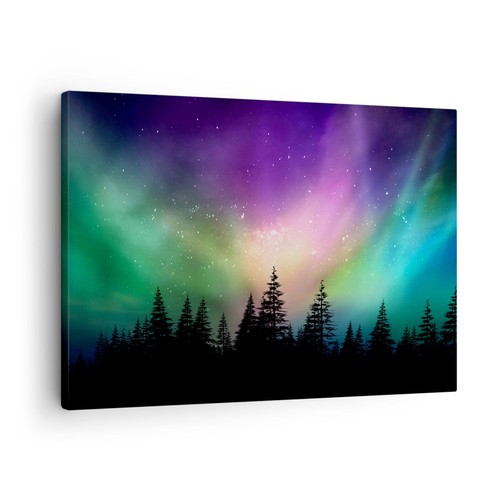 Quadro tela 70x50cm aurora - quadro, su