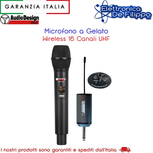 Microfono gelato uhf - a,