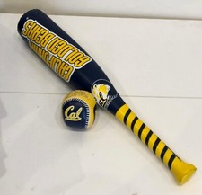 Set Baseball palla + mazza in gomma California Golden Bears