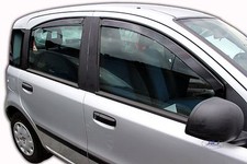 Deflettori Aria Per Fiat Panda 2003-2012 5-Porte Set 4 Antiturbo Antivento Heko