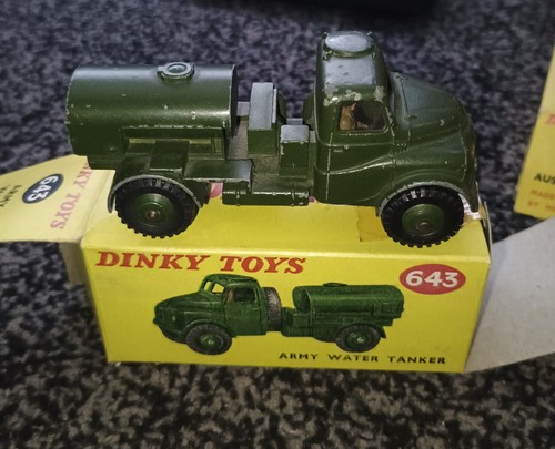 Dinky army water tanker 643 - army,