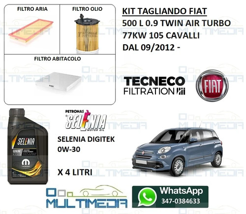 Kit tagliando olio selenia - kit,