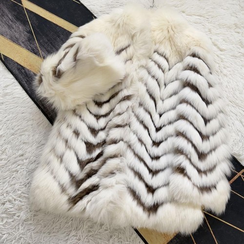 Cappotto pelliccia volpe ombra