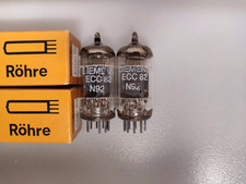 Ecc82 siemens tubo valvola - 2x,