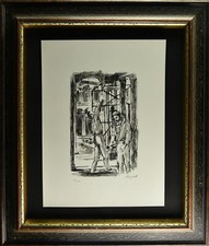 DOMENICO PURIFICATO (Fondi 1915 - Roma 1984) OPERA Serigrafia su Carta e Cornice