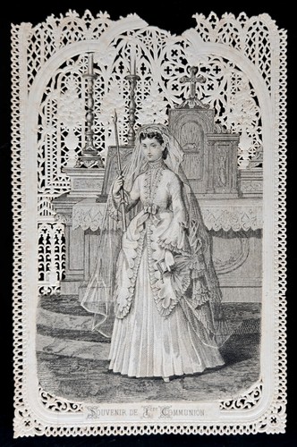 Girl first communion antique - communion,