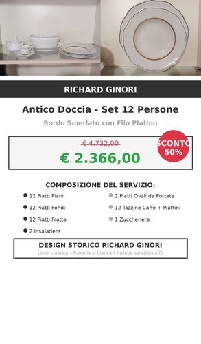 Richard ginori antico - "antico, doccia"