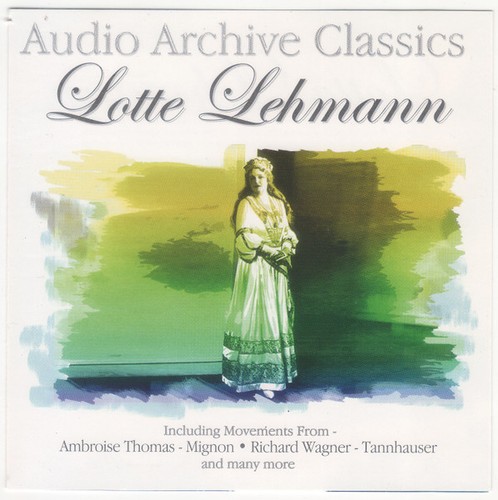 Lotte lehmann including - lotte,