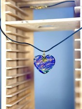 Collana con Pendente in Vetro