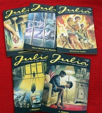 5 numeri JULIA n. 2-3-4-5-10 Sergio Bonelli Editore 1998-1999 COME NUOVI