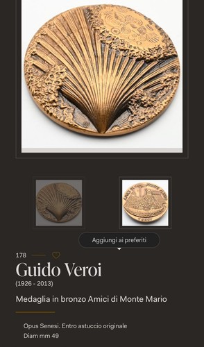 Medaglia roma guido - medaglia,