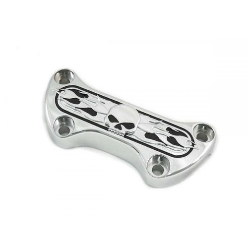 Piastra riser manubrio skull - piastra,