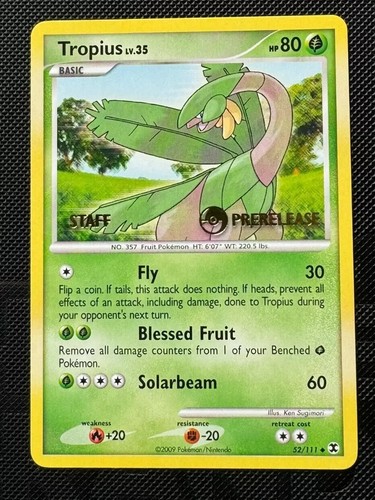 Pokemon tropius 111 rising - pokemon, 52/111