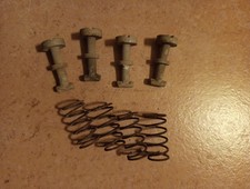 4 Viti In Plastica Originali Piaggio Ciao Per Bandine Fianchetti Avorio Vite