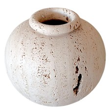 Vaso Artigianale Travertino