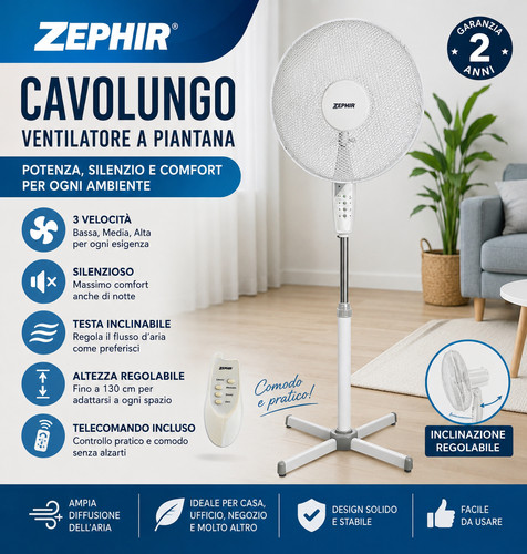 Ventilatore piantana con - piantana,