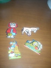 lotto 4 pupazzi plasteco formaggino mio plastificati vintage