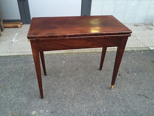 Tavolo gioco mogano - da,