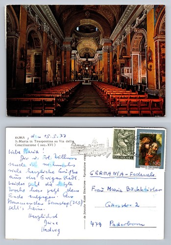 Cartolina vaticano maria - s., in