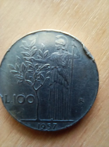 100 lire 1957 - 100, repubblica