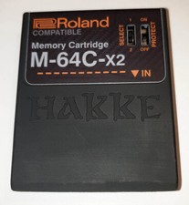 Roland M-64C-X2 Cartuccia Doppia Memoria, Nuova per AJ2, TR-727, TR-909, JX-8P, JX-10