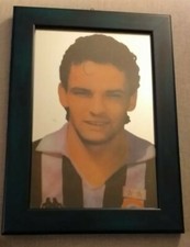 ROBERTO BAGGIO - JUVENTUS. Quadro/Quadretto a specchio 36x26 cm