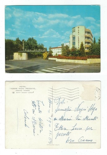 Cartolina abano terme hotel - abano,
