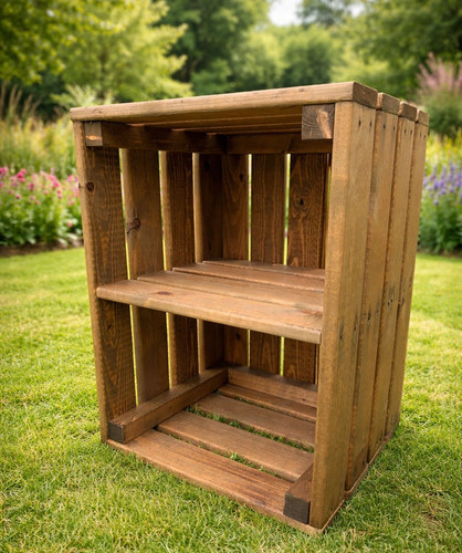 Grande cassa mele - cassa, legno