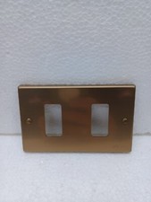 PLACCA bTICINO ORIGINALE BRONZO CON VITI SERIE MAGIC 2 FORI / 3 FORI