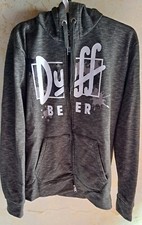 Felpa Uomo Duff Beer The Simpson Verde L Cappuccio