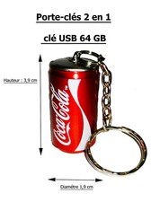 Clé usb Coca-Cola 64 GB et