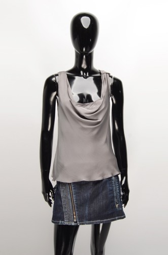 Camicetta top argento - , seta