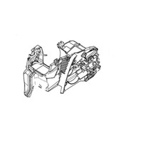 EFCO CARCASSA MOTORE + SERBATOIO MOTOSEGA MT 350 3500 e OLEOMAC GS 35 C