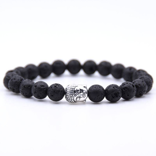 Bracciale buddista pietra - bracciale,