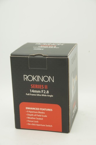 Rokinon 14mm serie ii - 14mm, f/2.8