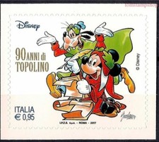 Italia 2017 Disney Topolino 90° Compleanno Pluto Cartoni Animati Animazione 1v MNH