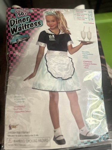 Costume cameriera diner anni