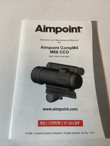 Aimpoint compm4 red - dot, reflex