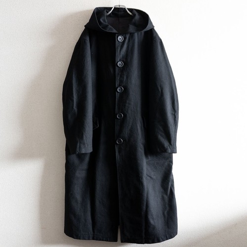 Cappotto lungo con cappuccio