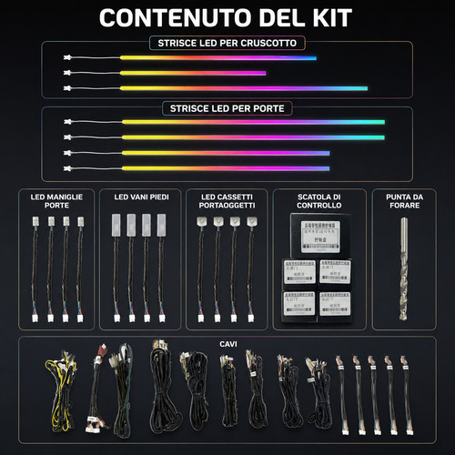 Kit luce ambiente - kit, rgb