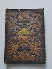 Turandot  - G. Puccini  -Libretto d'opera prima esecuzione 1926