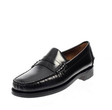 Sebago Classic Dan - Mocassini In Pelle Nero - Uomo Scarpe Mocassini College