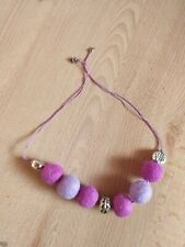 Collana  artigianale feltro