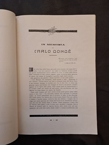 Memoria carlo dondè di - memoria,